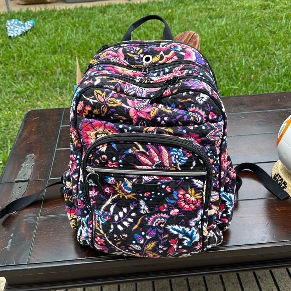 Vera Bradley Foxwood XL Campus Backpack